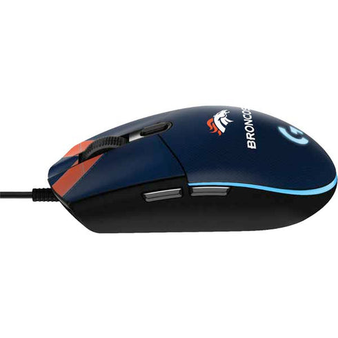 NFL Denver Broncos Team Jersey G203 Prodigy RGB Wired Gaming Mouse Skin